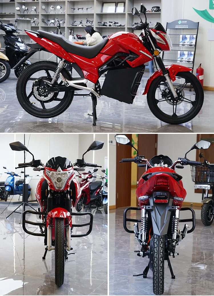 CKD SKD 18inch tire 2500W fast and durable electric motorcycle 70km/h max speed adult electric motorbike racing motorcycle