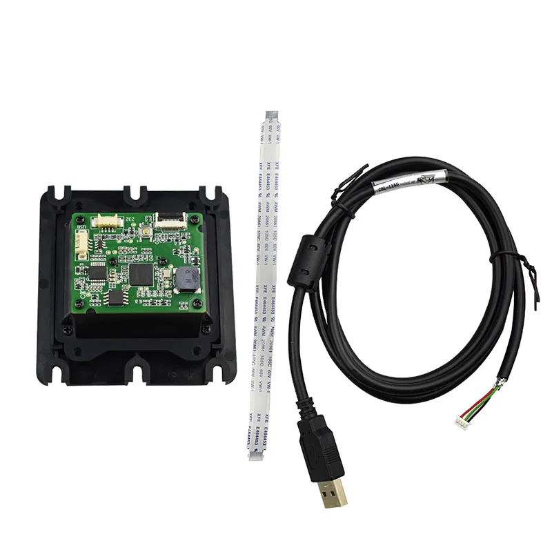 LV4300pro-TTL232/USB Fixed Mount Barcode Scanner White LED  QR Payment Embedded 1D 2D Reader for Bus Validator Vending Machine