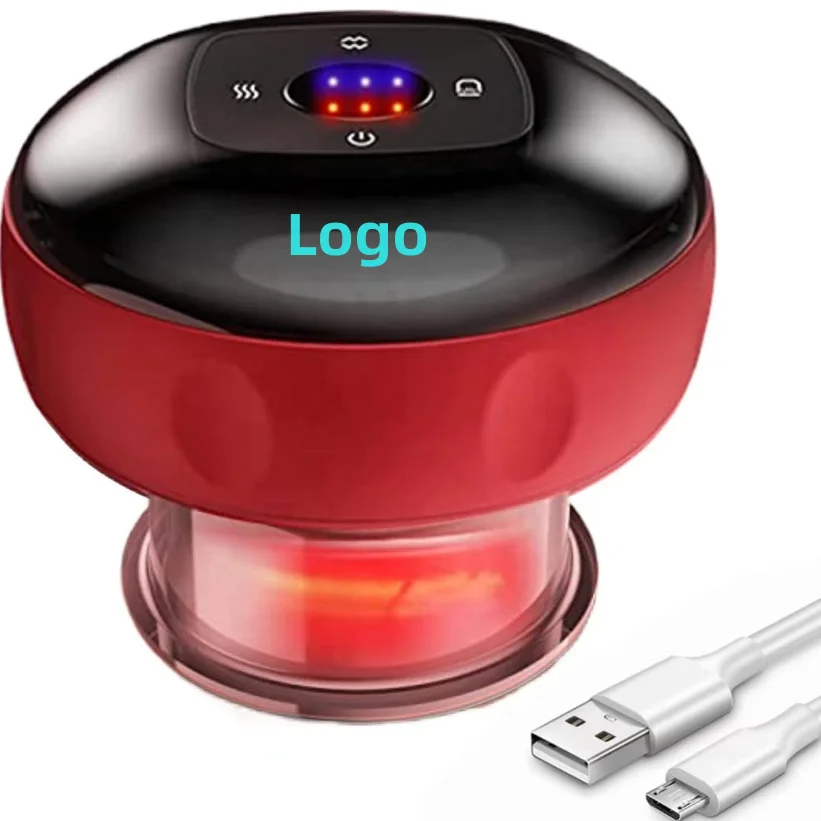 Portable and Rechargeable Smart Cupping Therapy Massager Electric Cupping Device for Muscle Soreness
