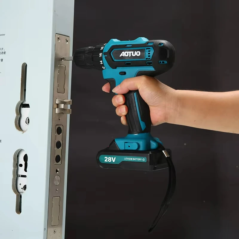 28V Li-ion Battery Rechargeable Power Screw drivers Portable Cordless Drill Set Home Multifunctional Electric Screwdriver Kits