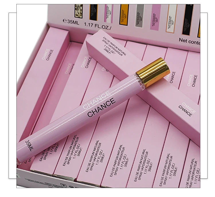 35ml Crystal Mini Floral Perfume Sets Pocket Designer Perfumes For Women