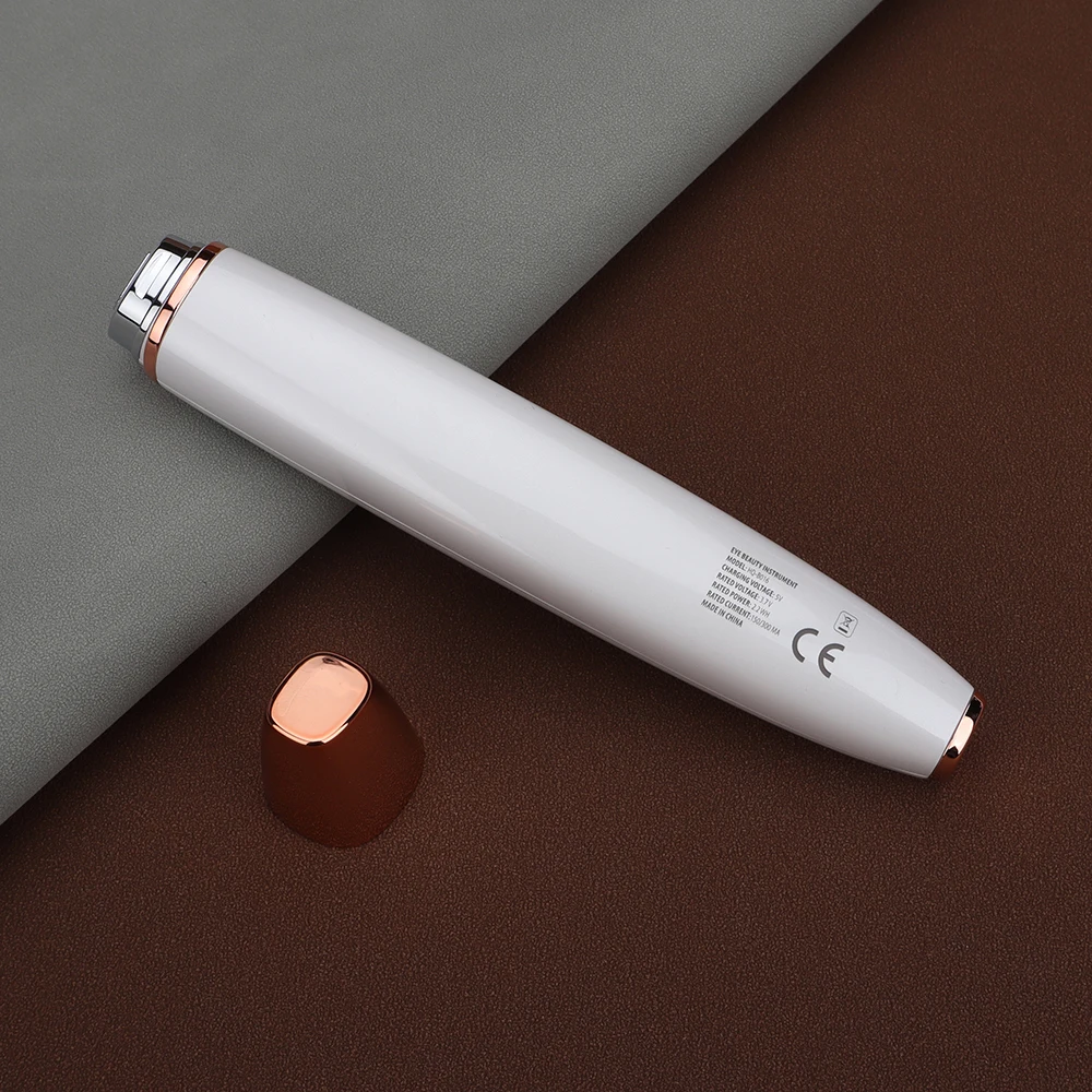 RF Anti-wrinkle Device Dark Circle Removal Equipment Vibration Pen Hot Massager Red Light Therapy Machine Eye Beauty Instrument