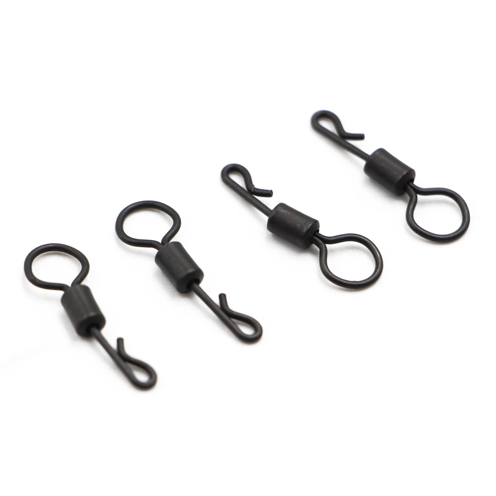 High quality Carp fishing accessories China made quick change rolling barrel swivels