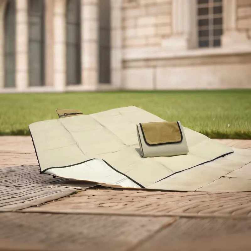 Custom Printed Waterproof Portable Lightweight Picnic Mat Folding Camping Mattress Blanket