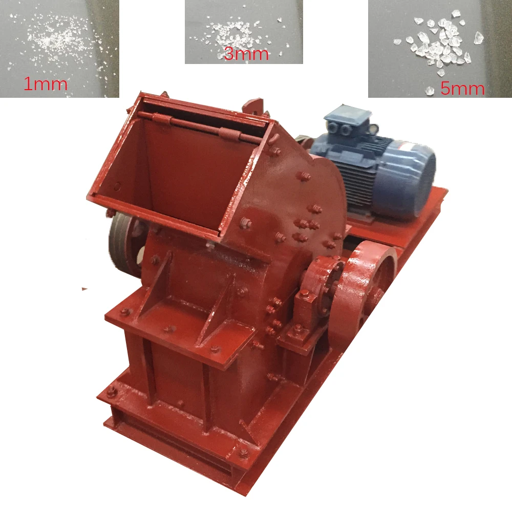 Professional glass crusher recycling machine