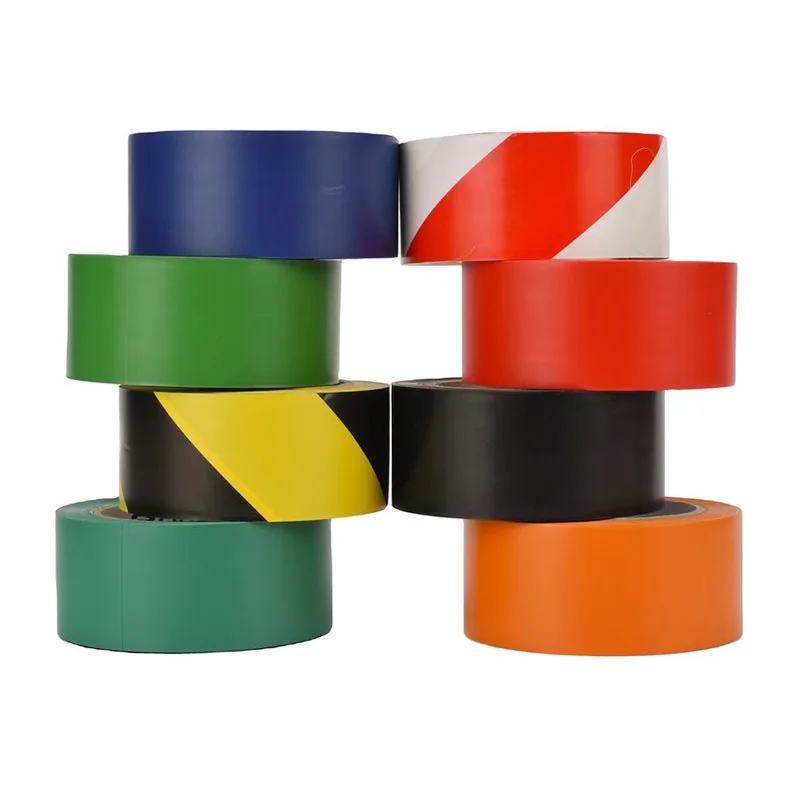 Hot Selling Premium PVC Colorful Hazard Warning Floor Marking Safety Signal Hazard Warning Slfe Adhesive Tape