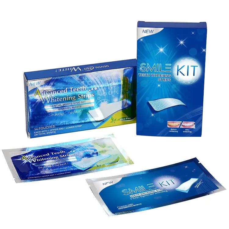 Oral Hygiene Care 5D Bright White Tooth Strips Mint Teeth Whitening Strips