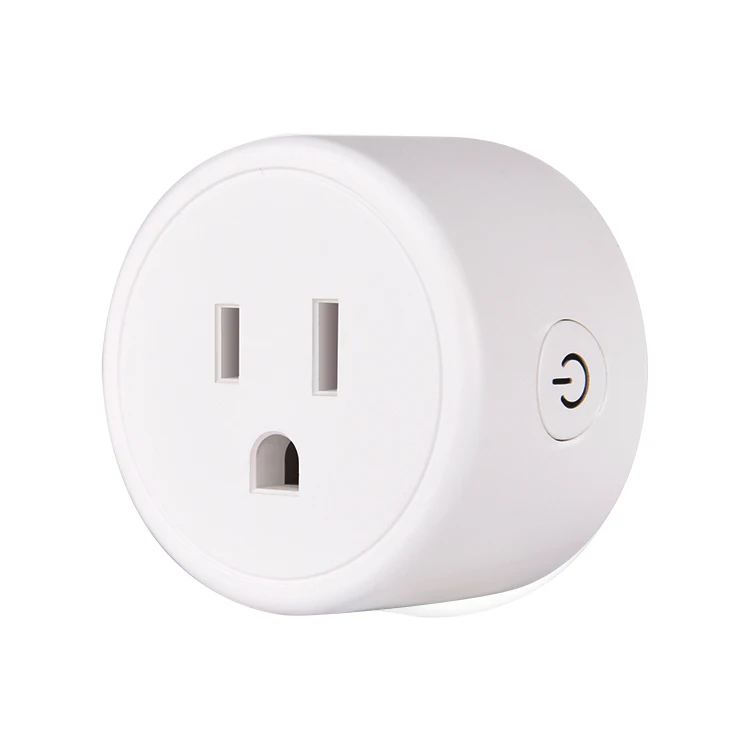 
Work with Alexa & Google Assistant WIFI Plug Socket, No Hub Required Tuya Remote Control Smart Plug WIFI 