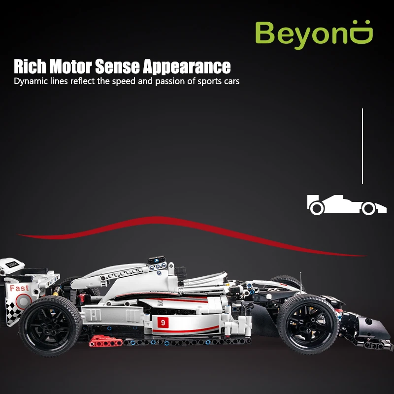 hot sales diy assembly car F1 model building bricks toys technic for child