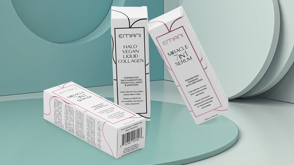 Custom Eco Friendly Skincare Product Serum Paper Package Boxes Custom Cardboard Boxes for Packaging