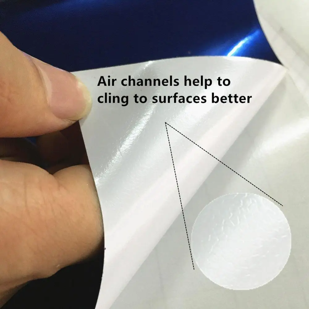 YIYAO self-Adhesive Mirror-Like Reflective Chrome Silver Vinyl Wrap Sticker Decal Film