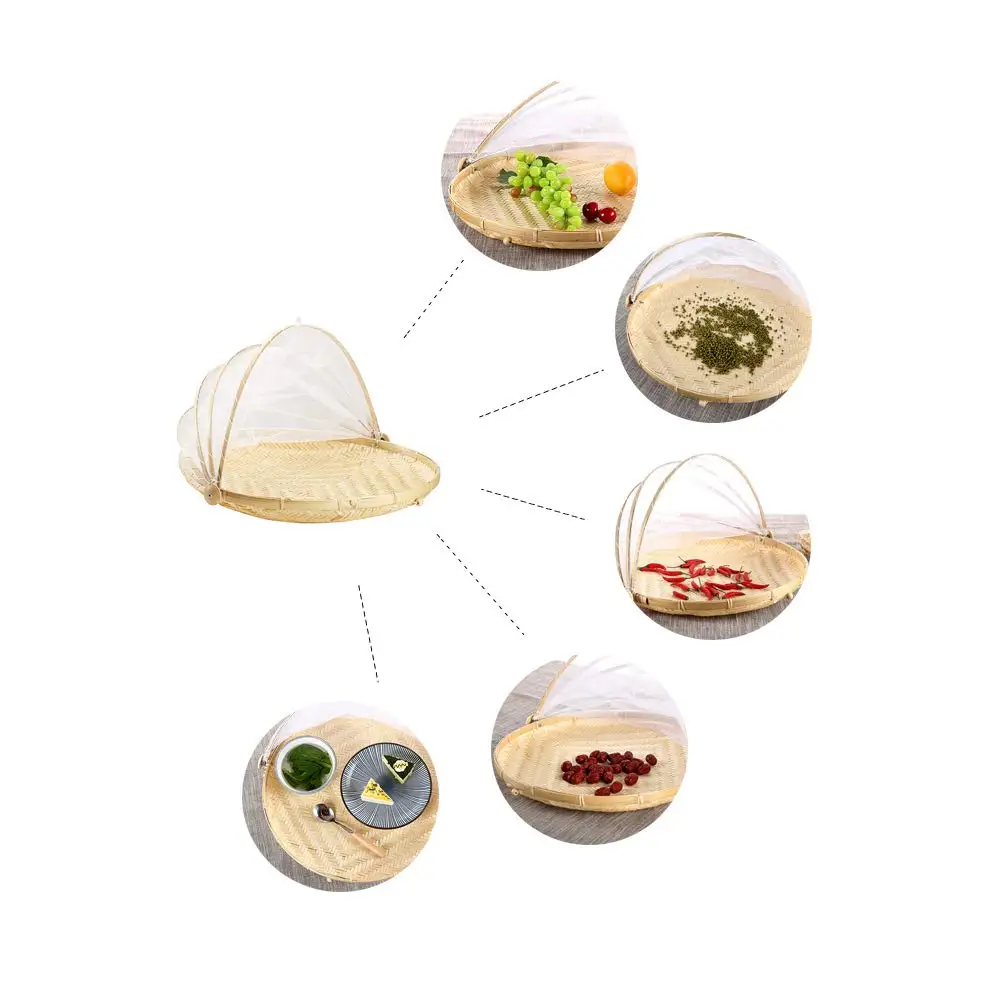 
100% natural Eco-friendly bamboo food cover 