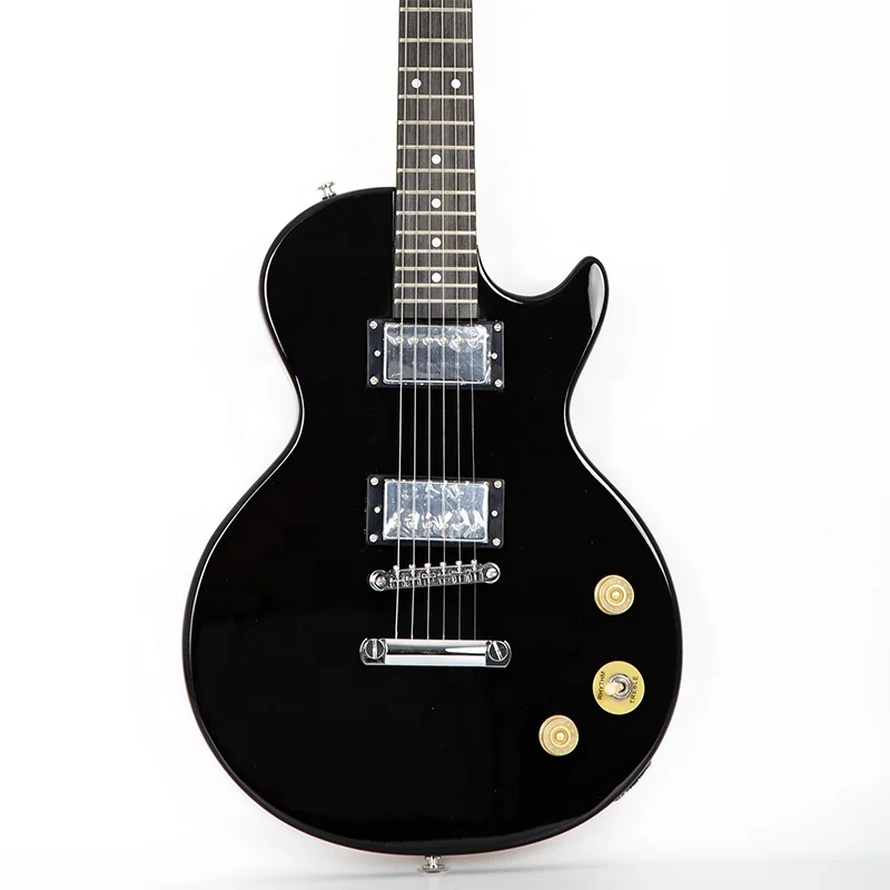 6 string Guitar Black color LP guitar Mahogany body maple neck  Manufacturer Supply Electric Guitar