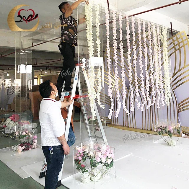 
New sale event party wedding decoration furniture transparent PVC wedding arch 