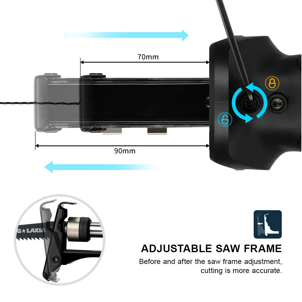1050W 28mm Reciprocating Saw - Powerful 2220-240V Power Tool