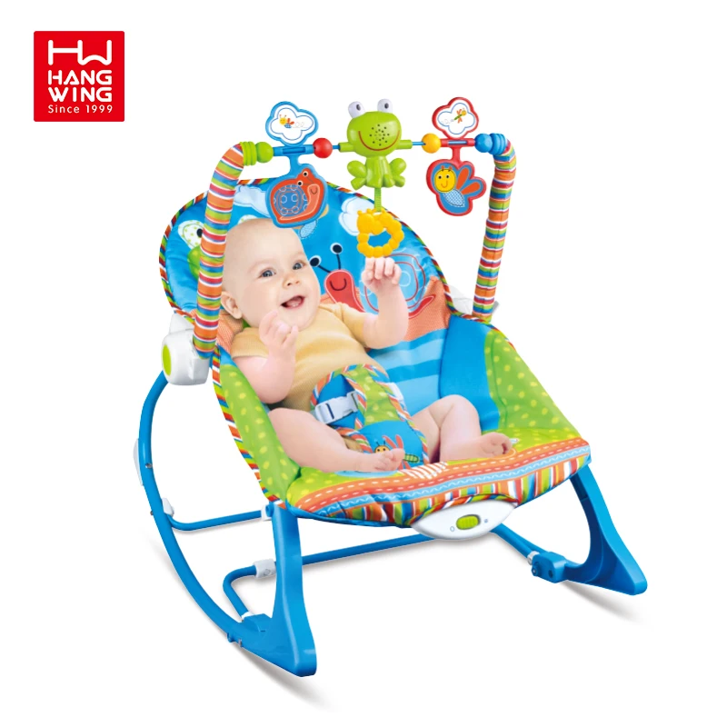HW Toys High Quality Baby Toddler Electric Plastic Rocking Chair With Vibrating Music For Infant Rocker Chair