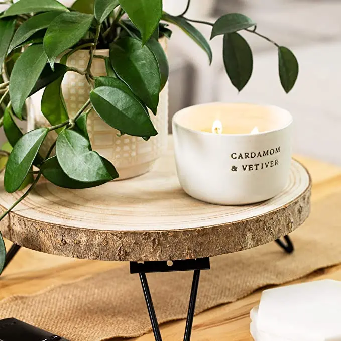 
Factory wholesale paulownia wood slice sleek wood centerpiece for cake home decoration 