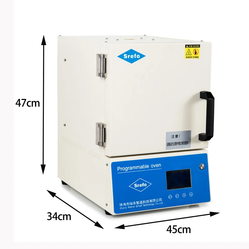 Srefo R-1905 Dental Laboratory Intelligent Burnout Furnace Programmable Small Muffle Furnace