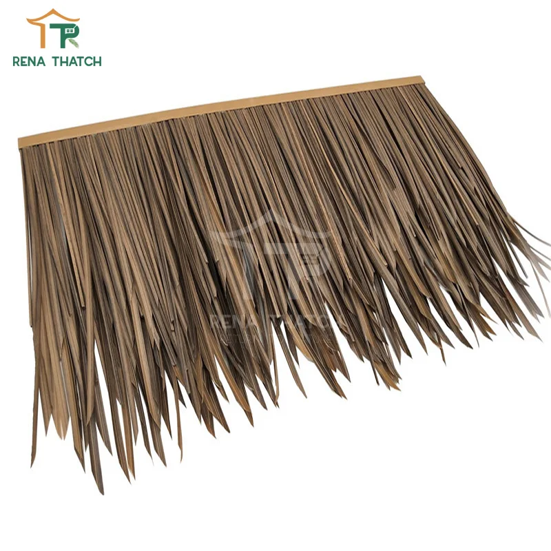 Hot Sale Synthetic Reed Straw Thatch Plastic Artificial Umbrella Roof Tiles