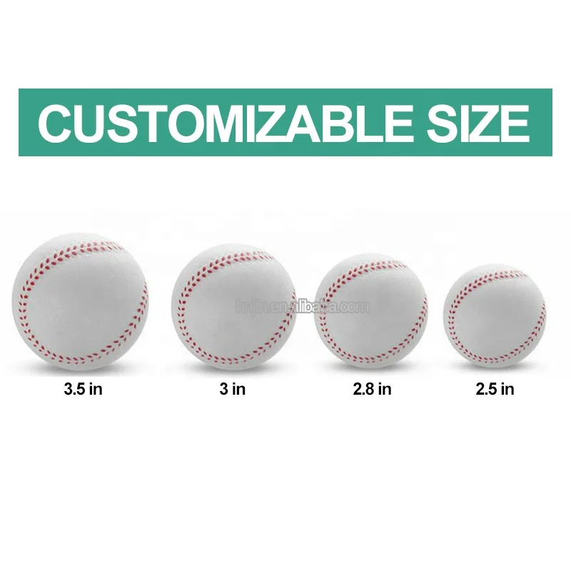 color baseball balls baseball softball soft  training pu practice ball de baseball stress ball