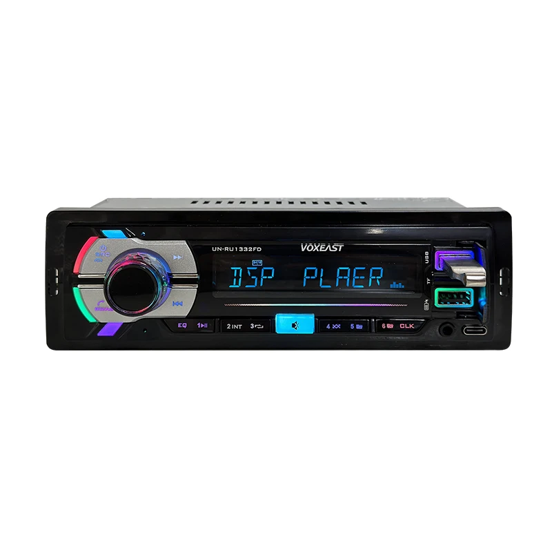 1Din Detachable Panel Multi-media car DVD Player usb aux mp3 car tape mp3 player bluetooths with BT/DVD/VCD/CD/MP3/AM/FM