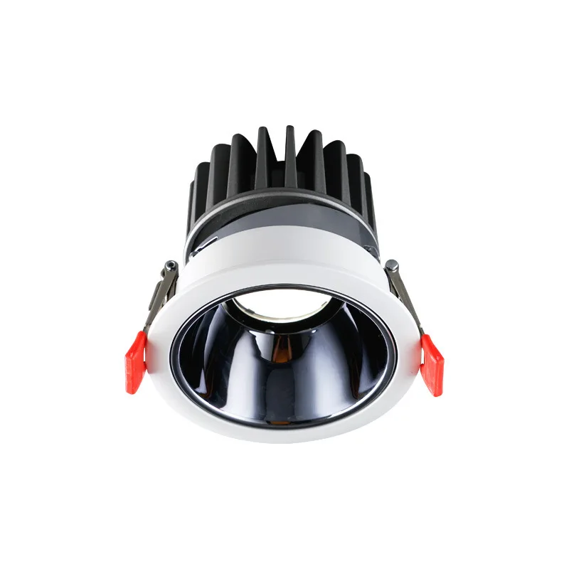 Deep Anti-Glare Down Light Embedded Led Spotlight For Living Room Home Shop Commercial COB Ceiling Downlight