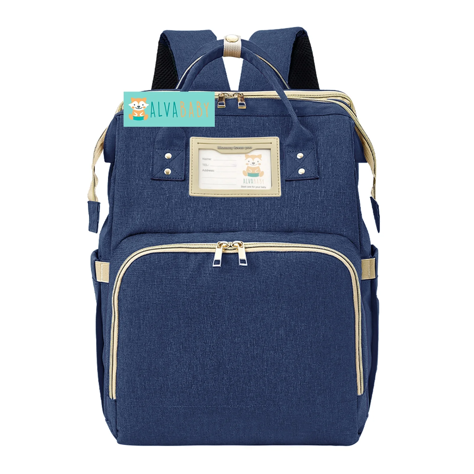 Брендовая сумка для подгузников ALVABABY, рюкзак для мамы, сумка для подгузников для малышей