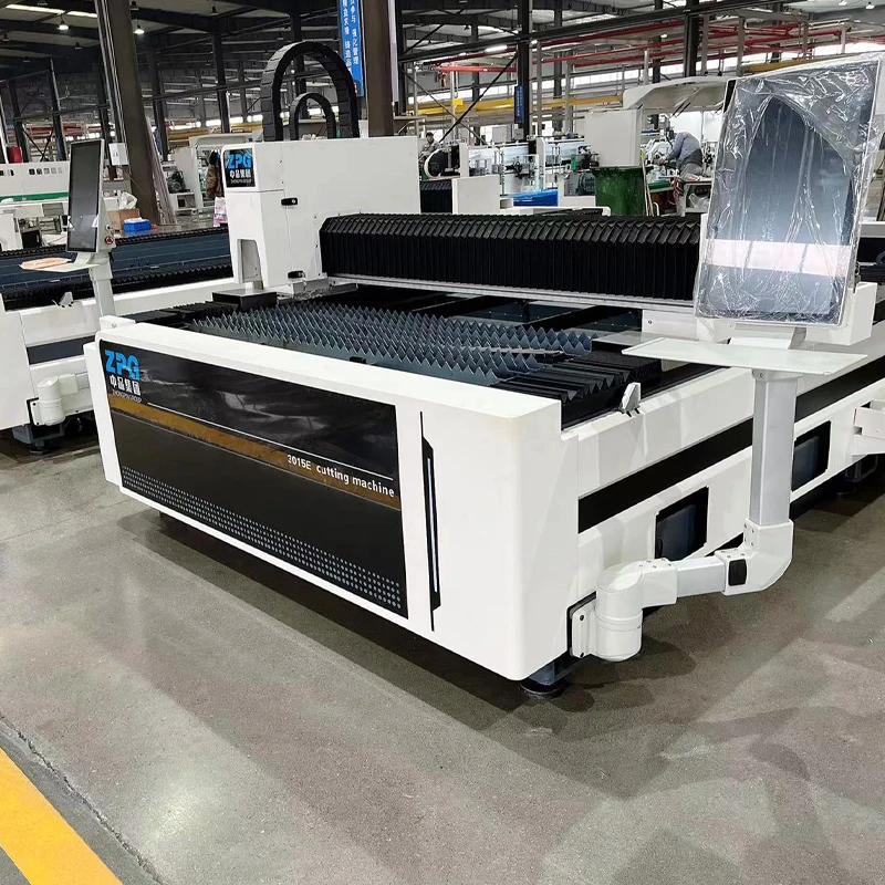 ZPG-6020E Fast delivery 6000*2000mm raycus MAX laser laser generator cnc stainless steel laser cutting machine