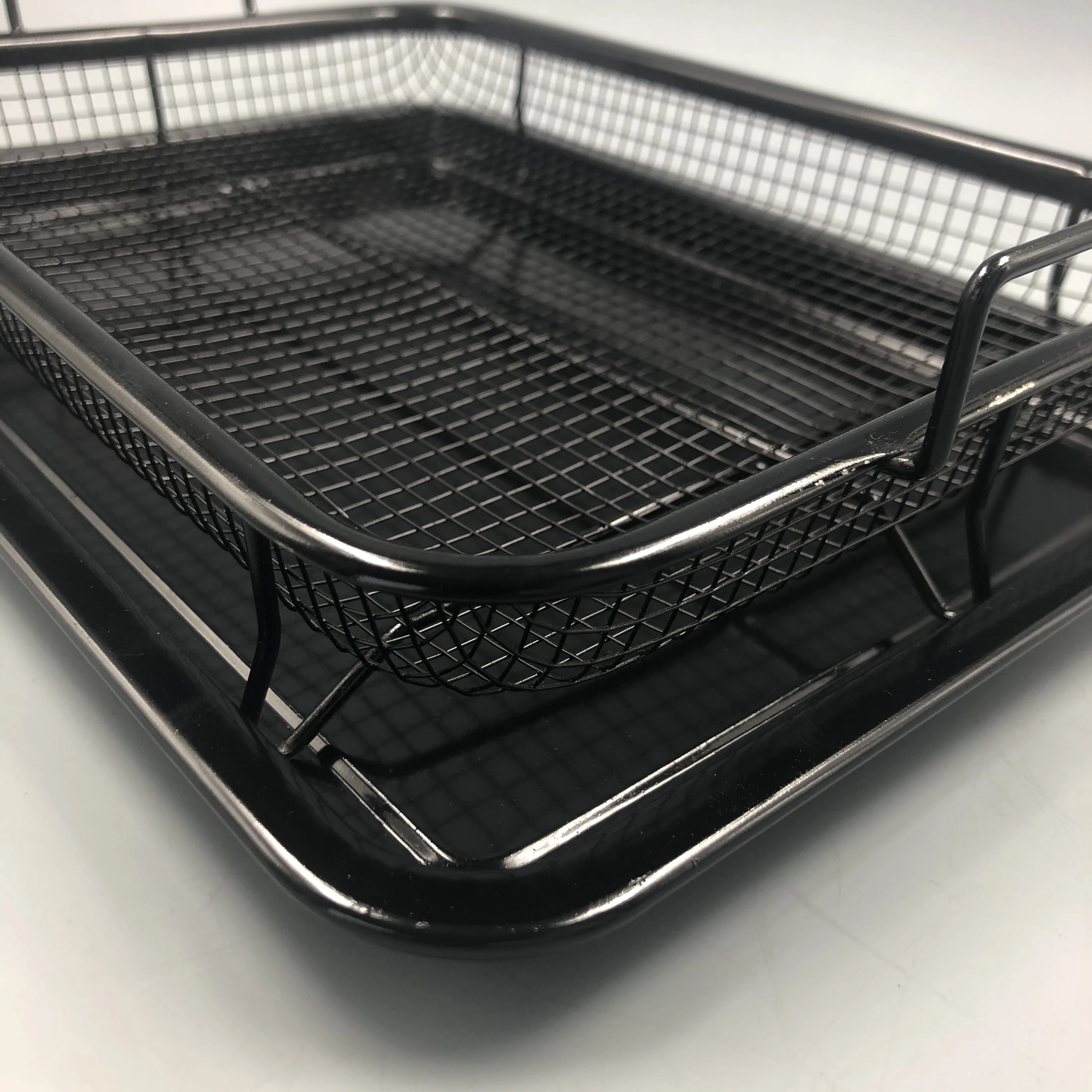 Durable And High Temperature Resistant Portable Pile Up Bbq Grill Basket Stainless Steel