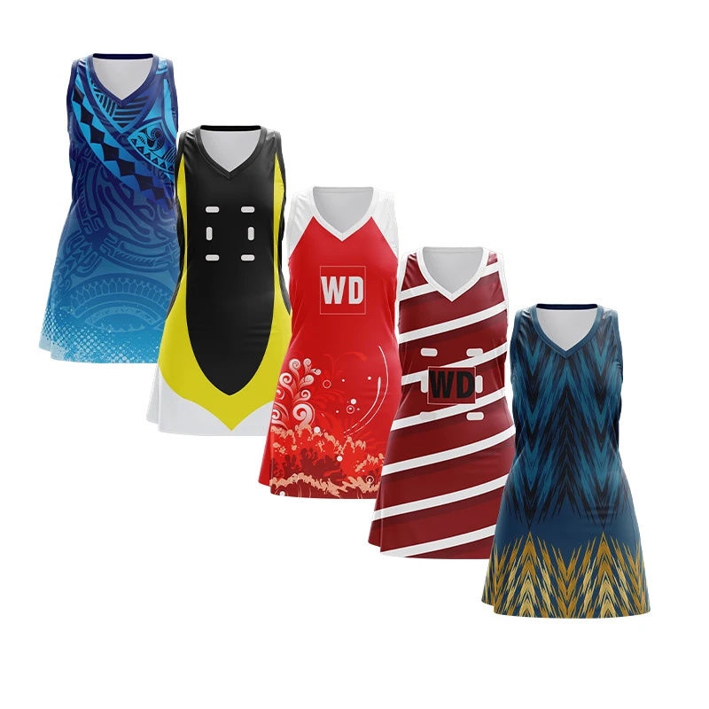 Factory Direct Netball Dress Embroidery Netball Wear Custom Logo