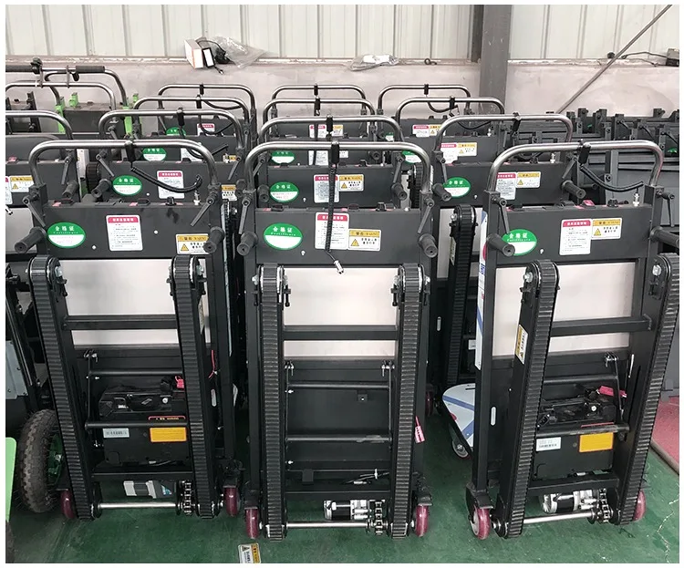Portable Electric Stair Climbing Dolly Foldable Power Hand Truck Stair Climber Hand Cart Trolley