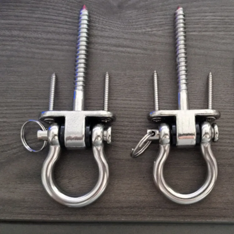 Heavy Duty Swing Hangers Hanging Snap Hooks for Wooden Sets Playground Porch Indoor Outdoor