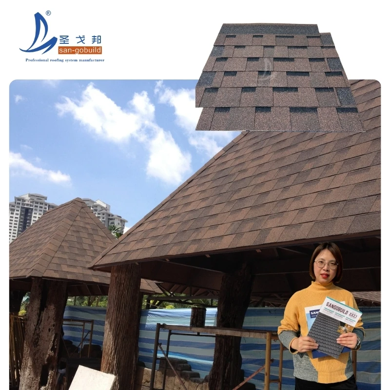 Autumn Brown Laminated Architectural Roof Shingles Malaysia for Affordable and Durable Roofing