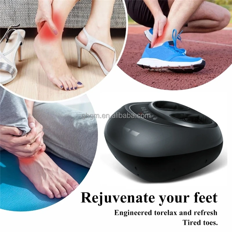 Electric Shiatsu Heating Roller Massage Blood Circulation Machine Roller Foot Massager With Airbag