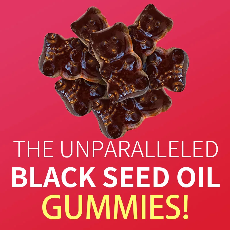 Black Seed Oil Gummies Halal Manufacturer Wholesale Custom Natural Herbal Extract Black Seed Oil Gummies