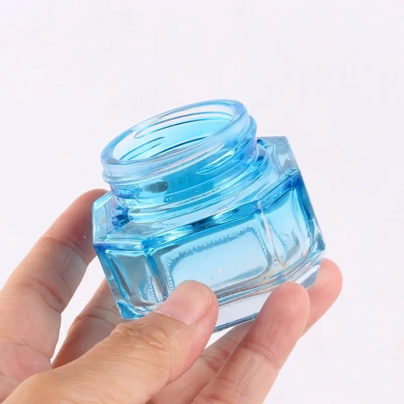 Fashionable and charming new design manufacturers direct selling quality  60ml glass cream glass jar