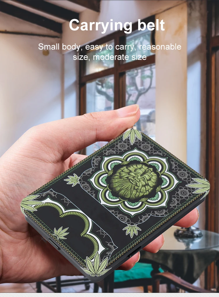 High Quality 118X89x17mm Hinge Way Food Safe Guarantee Hinge Way Cp Certified Food Safe Guarantee Cigar Child Resistant Tin Box