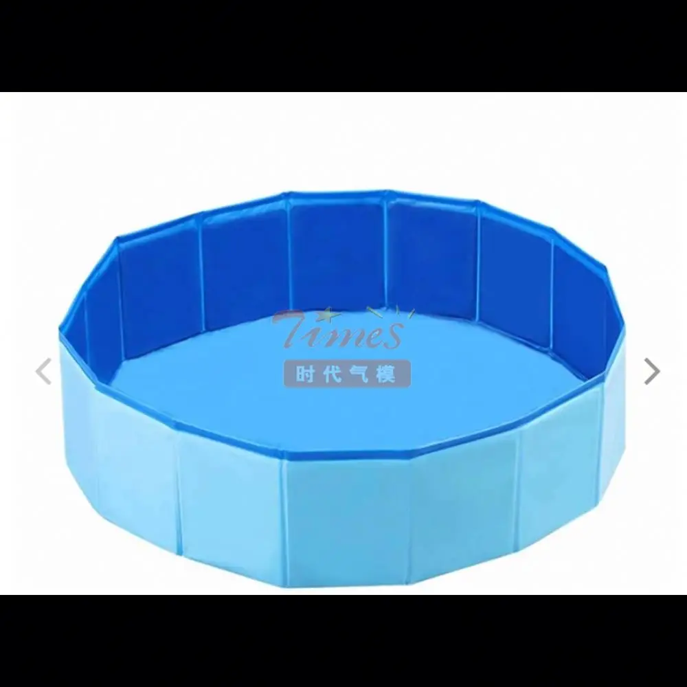Collapsible Dog Spa Blue Large Inflatable Folding Portable Foldable Pvc Plastic Bath Dog Pet Water Swimming Float Pool For Dogs