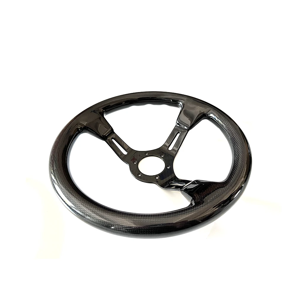Racing Deep Dish Custom Universal Sports Carbon Fiber Race Car Steering Wheels