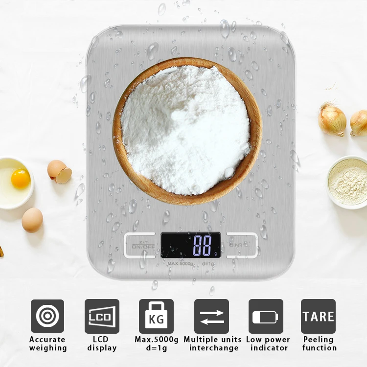 HYD 5kg Digital LCD Electronic Kitchen Cooking Food Weighing Scales