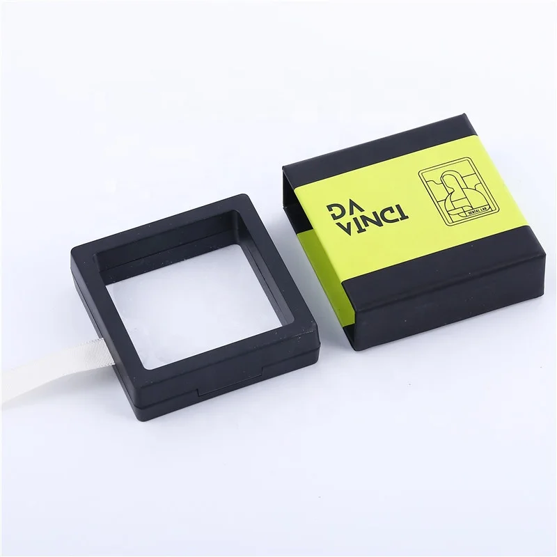 Custom logo PE film floating drawer gift box jewelry packaging earring ring box dental membrane box for dental lab