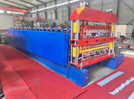 cheap price metal tile press making machinery glazed corrugated trapezoidal roof roll forming machine