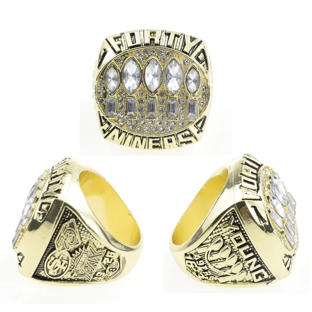 Shengwen Nfl 1994 San Francisco 49ers Championship Ring Europe And America Popular Memorial Nostalgic Classic Ring