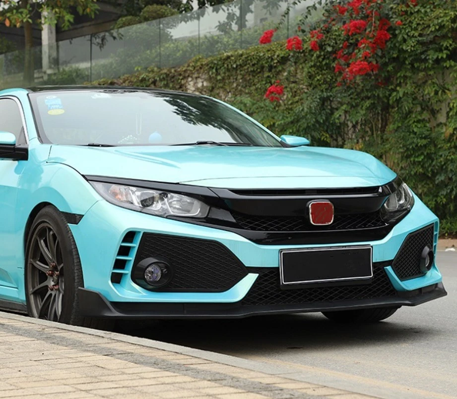  Детали кузова Civic Typer передний бампер и задний в сборе для 10-го