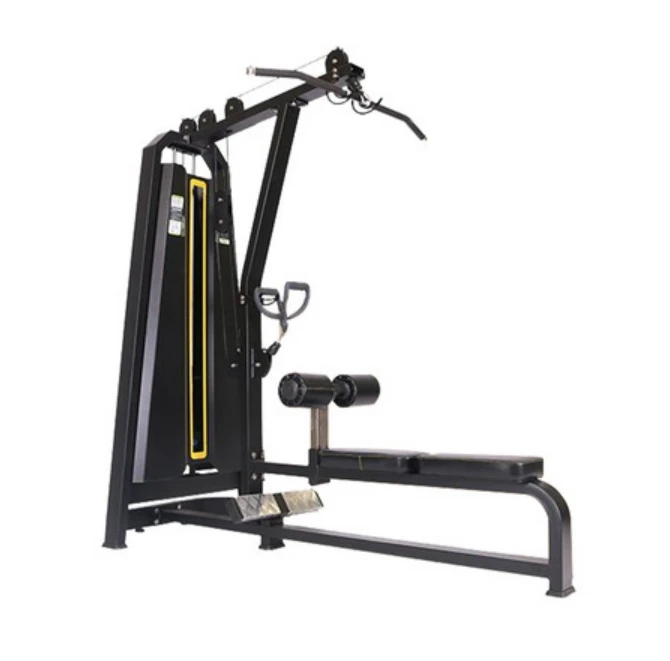 Fitness equipment exercise machine lat pull down and low row machine gym commercial high-low pull back trainer