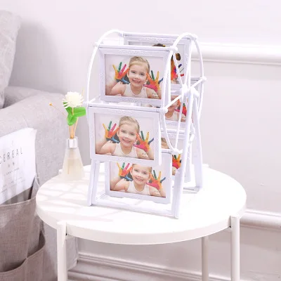 Оригинальный подарок, комбинация вращающейся мельницы, свадебная пятидюймовая детская фоторамка с колесиком обозрения