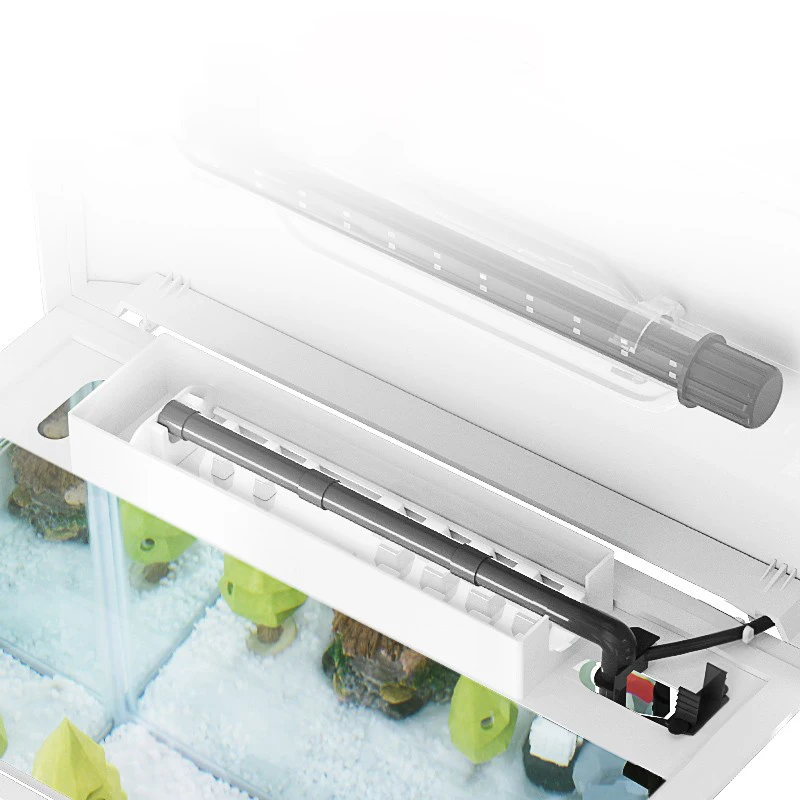 Wholesale pet fish tank creative desktop aquarium glass fish tank for home decoration