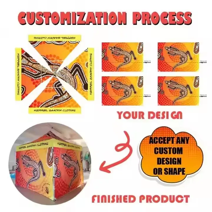 10x10ft 3x3m Instant Automatic Folding Roof Canopy Promotional Tent