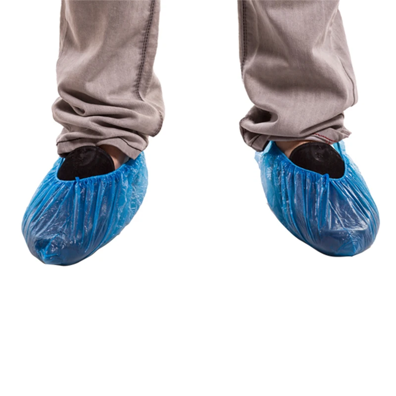 ready to ship PE/CPE/PP disposable foot cover cleanroom