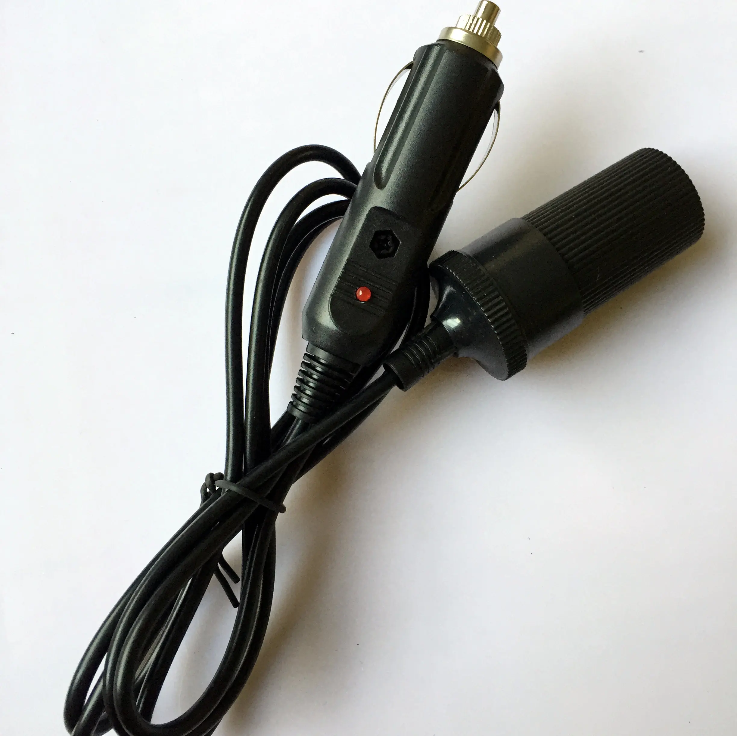 12v 24v car cigarette lighter socket extension lead cable